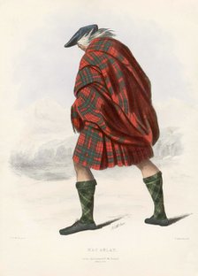 Mac Aulay,from The Clans of the Scottish Highlands, pub. 1845 (colour lithograph)