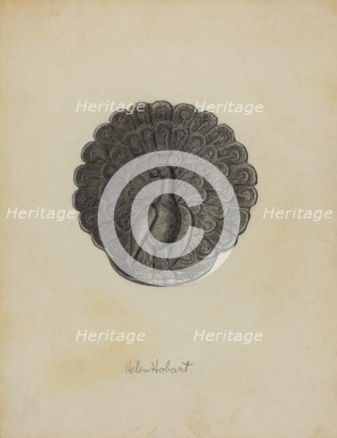 Pin Tray, c. 1940. Creator: Helen Hobart.