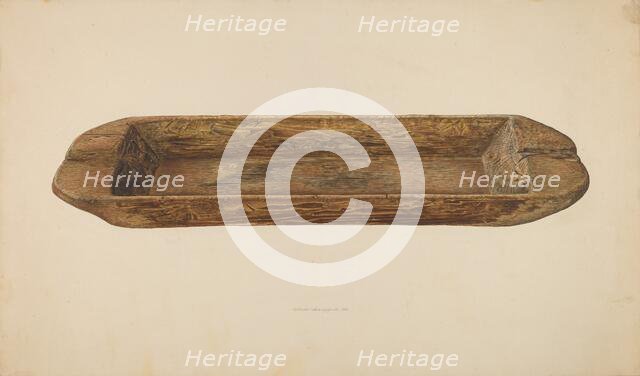 Butter Tub, 1939. Creator: Albert Geuppert.