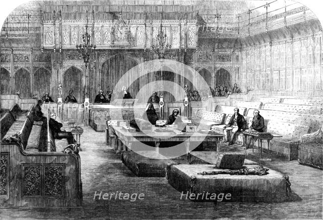 The House of Lords Sitting as a Court of Appeal, 1856.  Creator: Smyth.