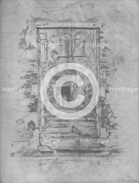 'Garden', 1880, (1904). Artist: James Abbott McNeill Whistler.