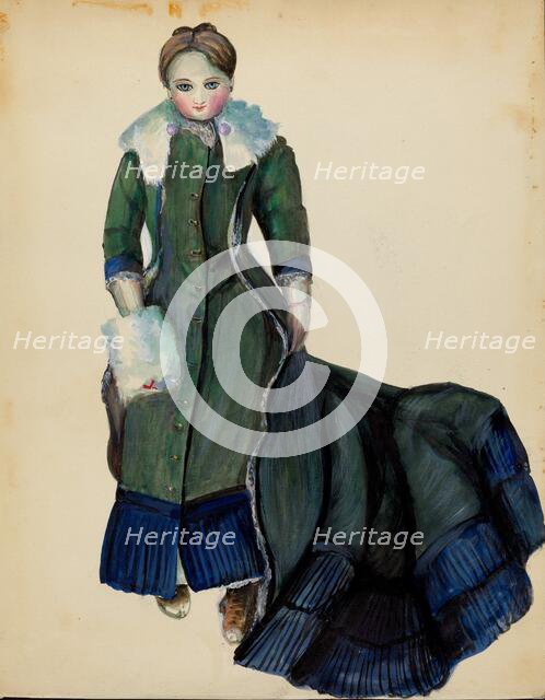 Doll, c. 1936. Creator: Mina Lowry.