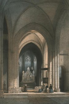 Chapel of Notre Dame of the Immaculate Conception, Nantes, France, late 19th century. Creator: A Mathieu.