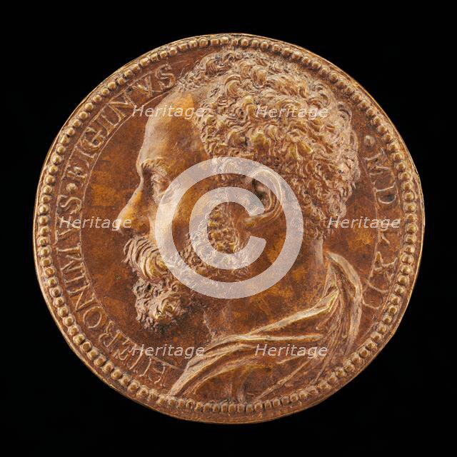 Girolamo Figino, 16th Century Milanese Painter [obverse], 1562. Creator: Pietro Paolo Galeotti.