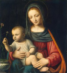 The Madonna of the Carnation, c. 1515. Creator: Bernardino Luini.
