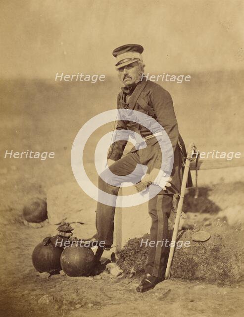 Lt. General Barnard, C.B., 1855. Creator: Roger Fenton.