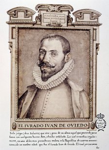 Juan de Oviedo y de la Bandera (1565-1625), Spanish architect and sculptor born in Seville. Portr…