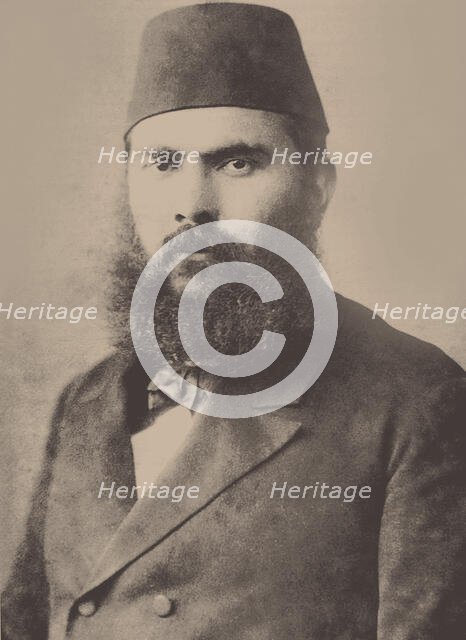 Portrait of Ahmed Mithat (1844-1912), End of 19th cen. Creator: Anonymous.