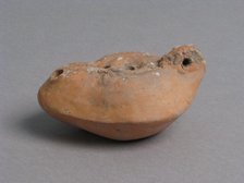 Oil Lamp, Coptic, 4th-7th century. Creator: Unknown.