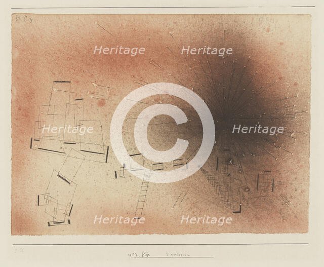 Explosion, 1927. Creator: Klee, Paul (1879-1940).