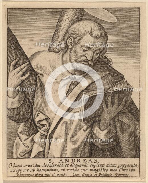 S. Andreas. Creator: Hieronymous Wierix.