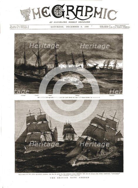 ''The Graphic, Front Cover Saturday December 8. 1888', 1888. Creator: Unknown.