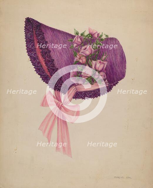 Hat, 1935/1942. Creator: Florence Earl.