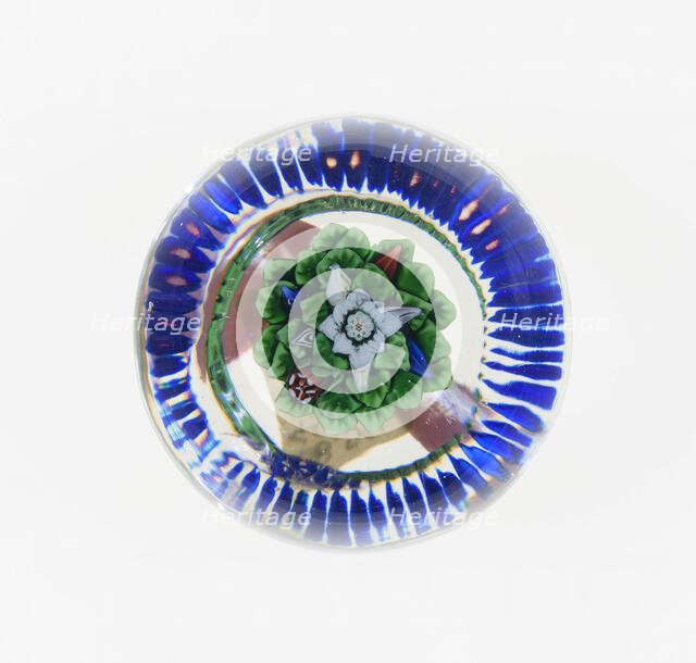 Paperweight, Baccarat, c. 1845-60. Creator: Baccarat Glasshouse.
