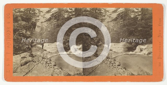 Looking Down the Kauterskill, from the New Laurel House, 1869/1900. Creator: Anthony & Company.