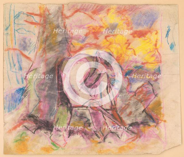 Hoeing, 1925-1933. Creator: Zolo Palugyay.