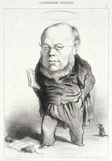 Proudhon, 1849. Creator: Honore Daumier.
