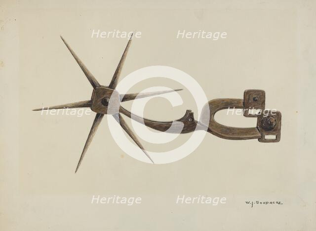 Spur, c. 1937. Creator: W. J. Goodacre.