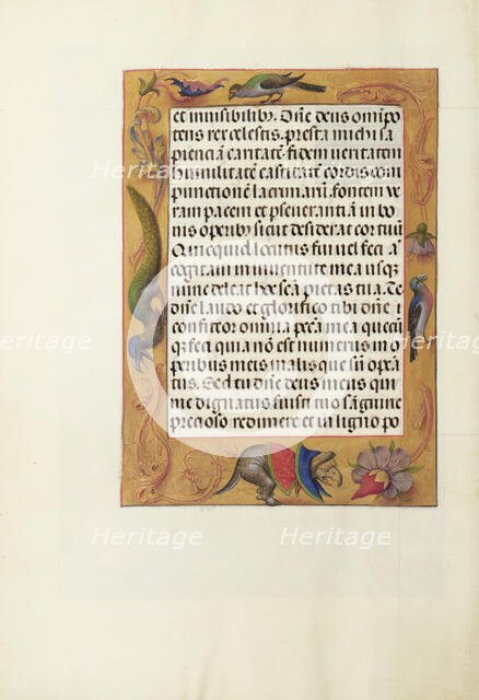 Decorated Text Page; Spinola Hours, about 1510-1520. Creator: Unknown.
