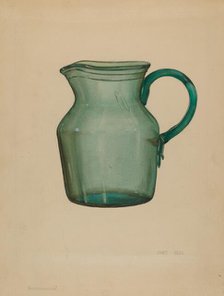 Pitcher, c. 1936. Creator: Janet Riza.