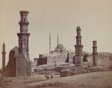 Tombs of Mamelukes, 1857. Creator: James Robertson.