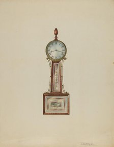 Wall Clock, c. 1938. Creator: Lawrence Phillips.
