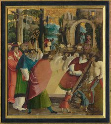Finding of the Relics of Saint Stephen the First Martyr, ca 1515. Creator: South German master (16th century).