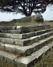 Basement of the Pergamon Zeus Altar, Turkey, 2nd century BC (1999). Creator: Unknown.