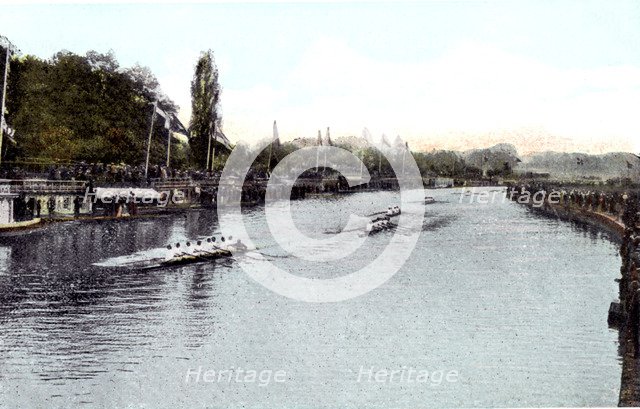 The Oxford eights, 20th Century. Artist: Unknown