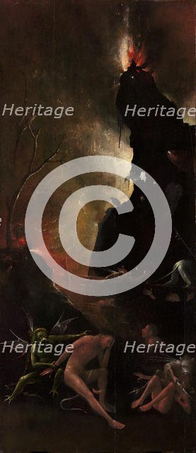 Four Visions of the Hereafter, ca 1490-1510. Creator: Bosch, Hieronymus (c. 1450-1516).