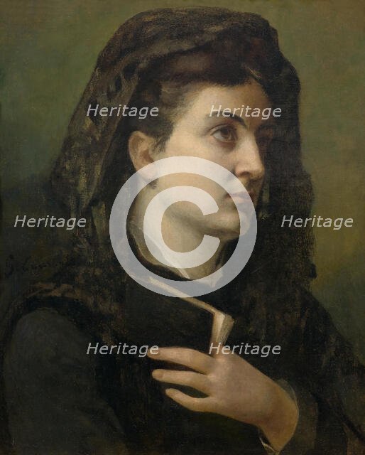 La femme au missel (Zélie Courbet), c1840-1849. Creator: Courbet; Gustave (1819-1877).