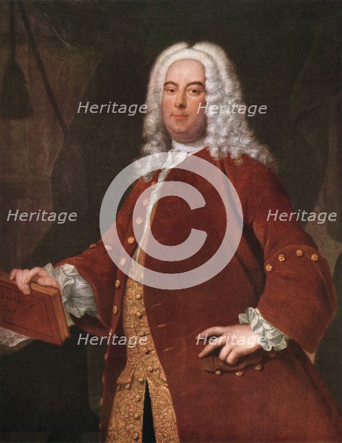 George Frideric Handel, (1685-1759), German composer, c1750s.  Artist: Thomas Hudson