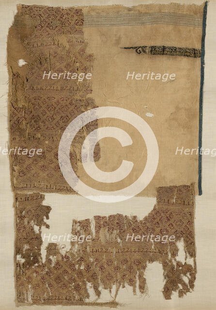 Fragment, Egypt, Late Fatimite (969-1171 A.D.)/ Ayyubid period (1171-1250), 11th/13th century. Creator: Unknown.