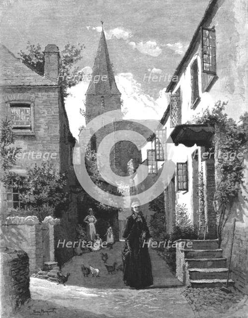 '" Madame Leroux"; By Francis Eleanor Trollope; Lady Charlotte walked meditatively up...', 1890. Creator: Percy Macquoid.