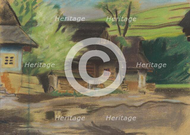 Village, around 1933. Creator: Arnold Peter Weisz-Kubincan.