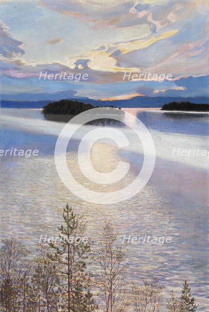 Lake View, 1901. Creator: Akseli Gallen-Kallela.