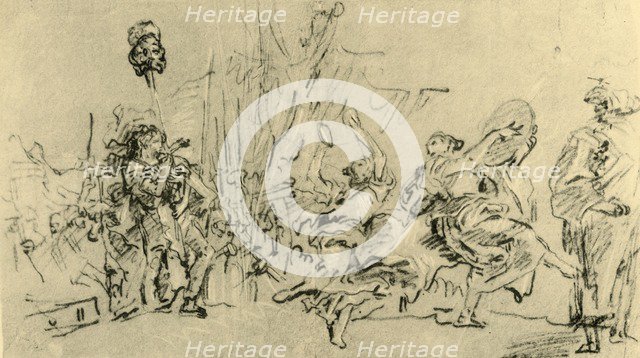 'The Triumph of David', c1759, (1928). Artist: Giovanni Domenico Tiepolo.