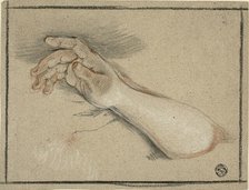 Hand and Forearm, n.d. Creator: Antoine Coypel.