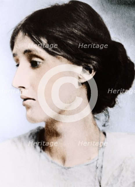 Virginia Woolf, English novelist, essayist and critic, early 20th century. Artist: Unknown
