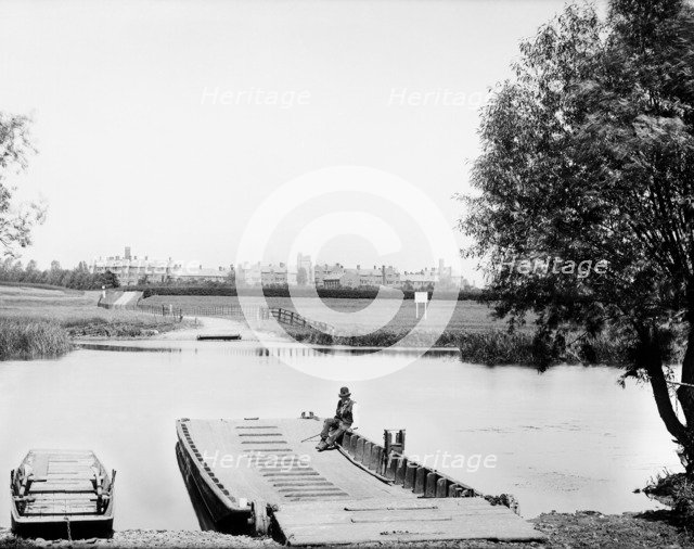Little Stoke Ferry, Oxfordshire, 1890. Artist: Henry Taunt.