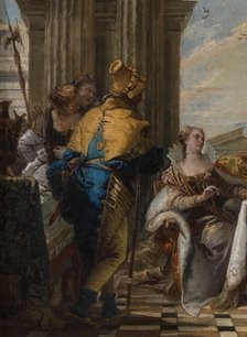 Cleopatra's Banquet, between 1742 and 1743. Creator: Giovanni Battista Tiepolo.