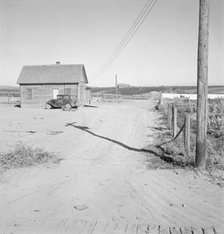 New home of Schroeder family, Dead Ox Flat, Malheur County, Oregon, 1939. Creator: Dorothea Lange.