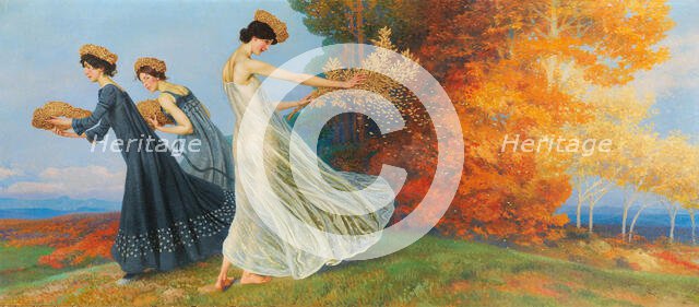 Autumn Gold, 1905. Creator: Lenz, Maximilian (1860-1948).