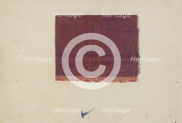 Shaker Dress Material, 1935/1942. Creator: Unknown.