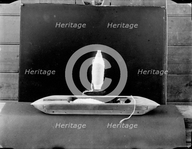 Weaving equipment, Witney, Oxfordshire, 1898.  Artist: Henry Taunt