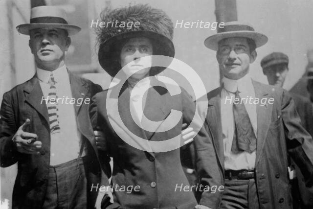 Mrs. Daisy Grace on way to court, between c1910 and c1915. Creator: Bain News Service.