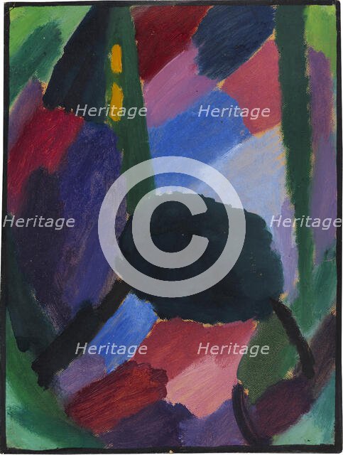 Variation, c. 1916. Creator: Javlensky, Alexei, von (1864-1941).