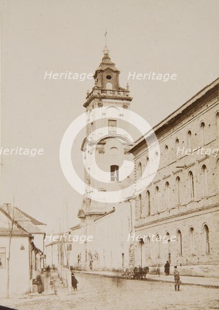Church of St Nicholas and the Dominican monastery - western façade, Kamianets-Podilskyi, 1895-1905. Creator: Unknown.