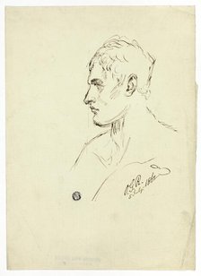 Bust of Young Man in Profile, n.d. Creator: Unknown.