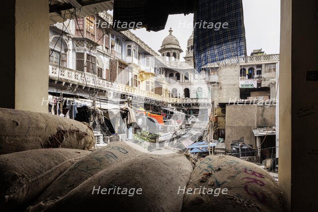 Spice Market, Old Delhi, India, 2023. Creator: Peter Thompson.